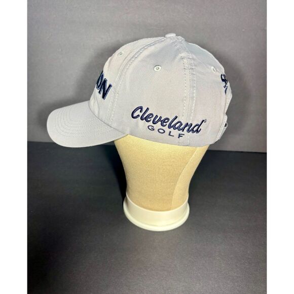 Srixon Cleveland Golf Hat Gray Adjustable Strapback Cap Imperial One Size - Picture 2 of 6